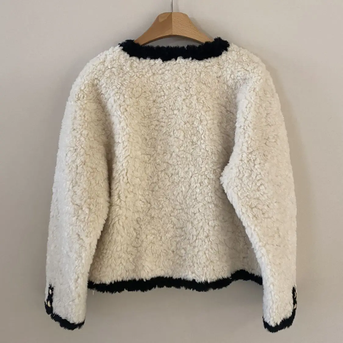 

Lamb Wool Jacket Women'S Outerwear Plain Simple Basic Elementary Fundamental Primary Standard Regular Normal Ordinary Common Ins