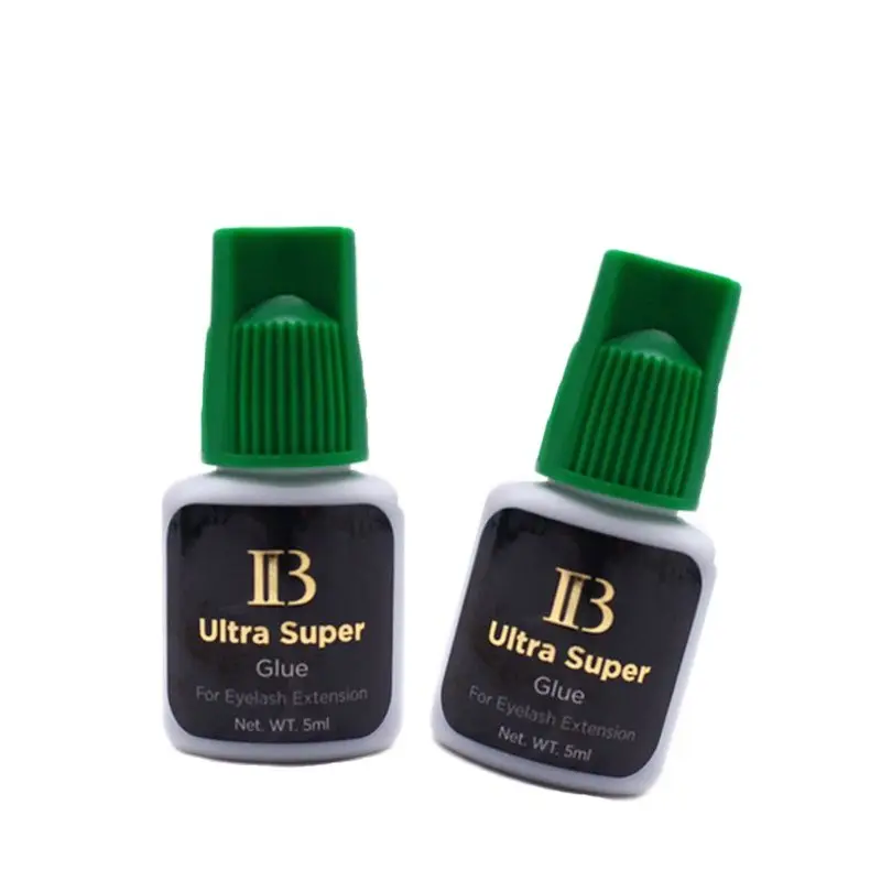 Original Korea IB Ibeauty Ultra Super Glue 5ml Black Eyelash Extension Glue Professional Individual Fast Drying Lashes Adhesive