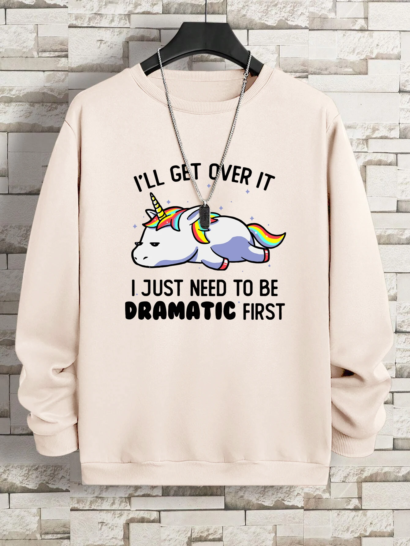 i'll Get Over It Man Sweatshirt Casual Comfortable Pulloversimple Soft Hooded Warm Autumn Tops