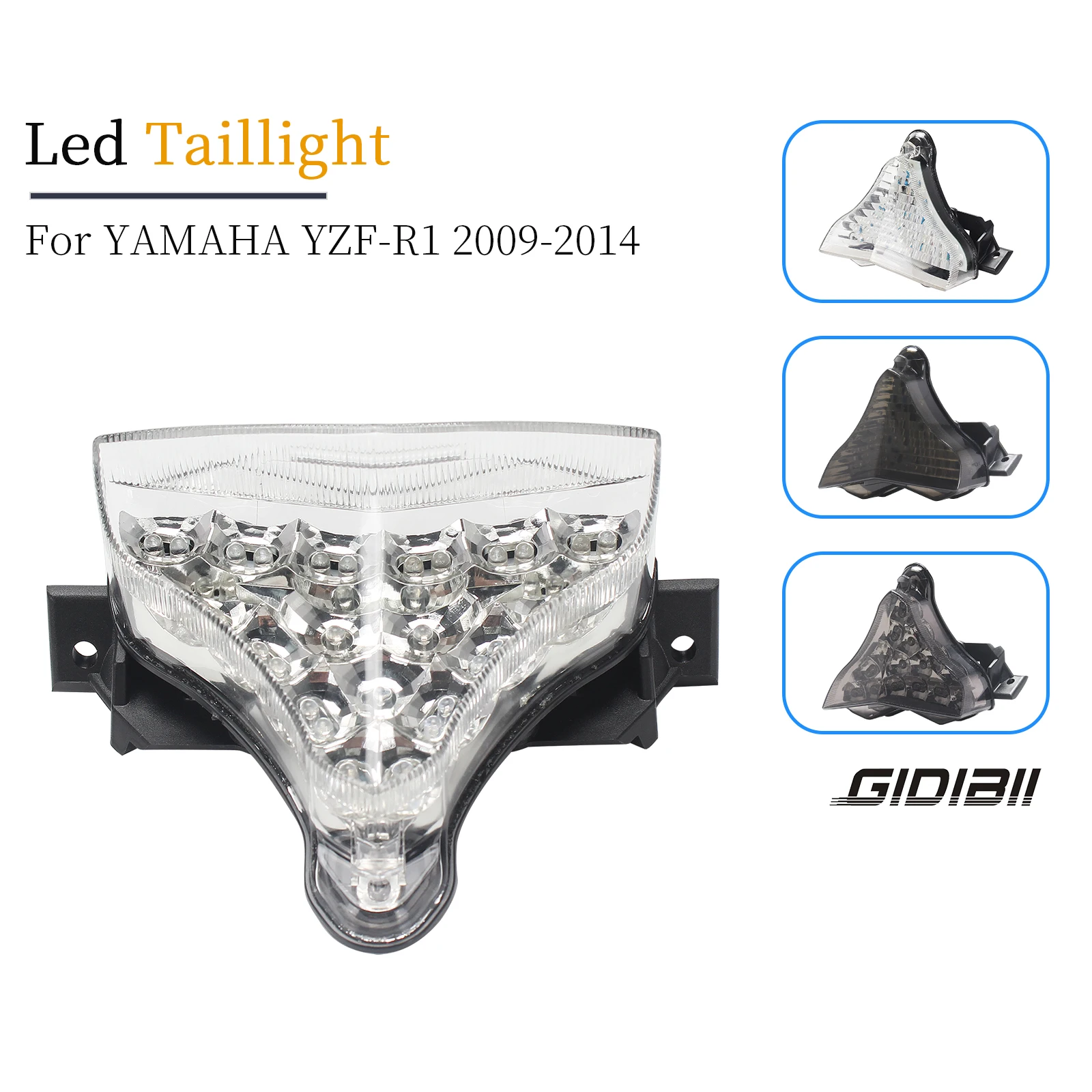 

Motorcycle LED Taillight For YAMAHA YZF-R1 2009 2010 2011 2012 2013 2014 Integrated Brake Turn Signal Light Turn Signal