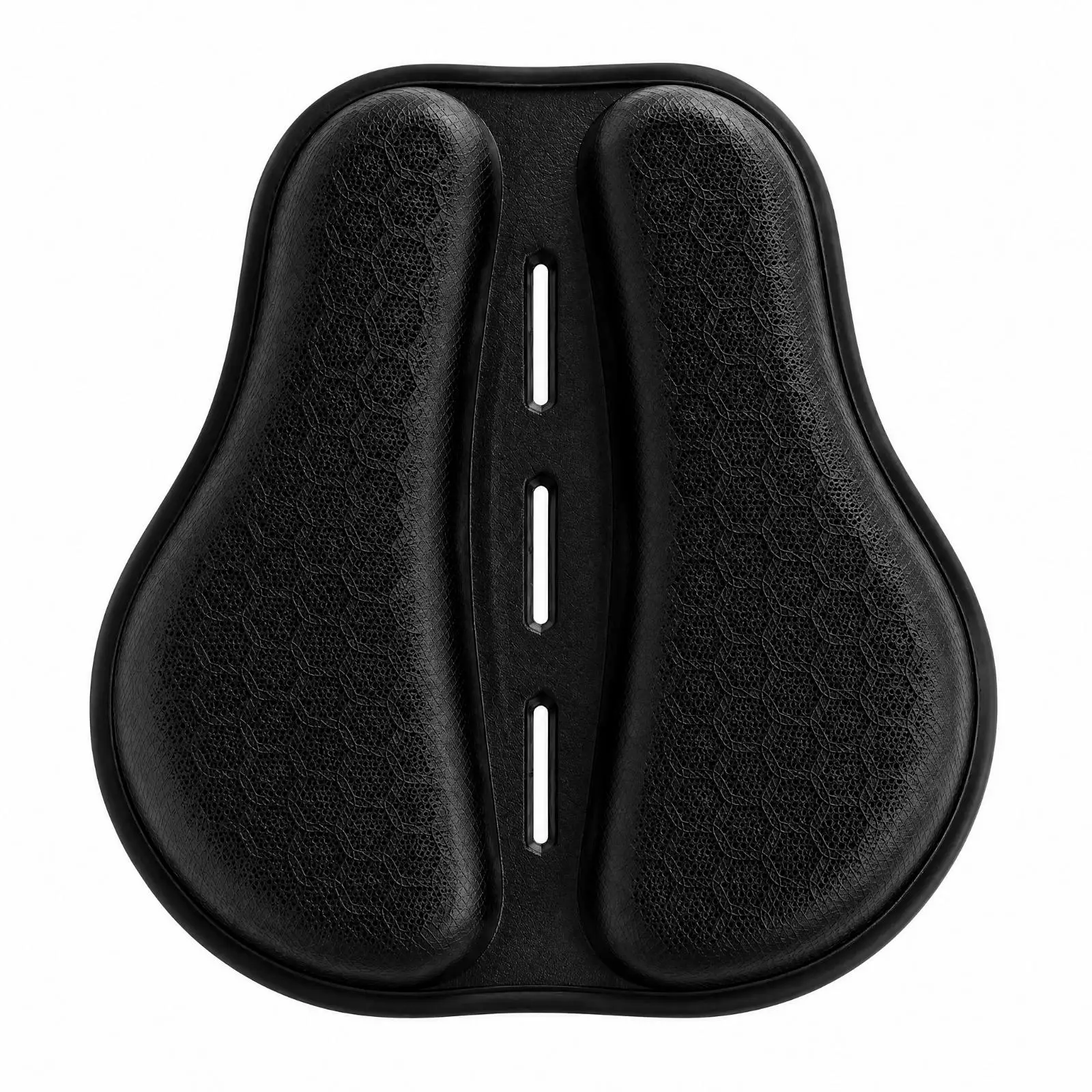 Motorcycle Cushion Pad TPE Honeycomb Gel Seat Cushion for Bicycle Saddle Comfortable Ventilated Washable Drainage Slots Long