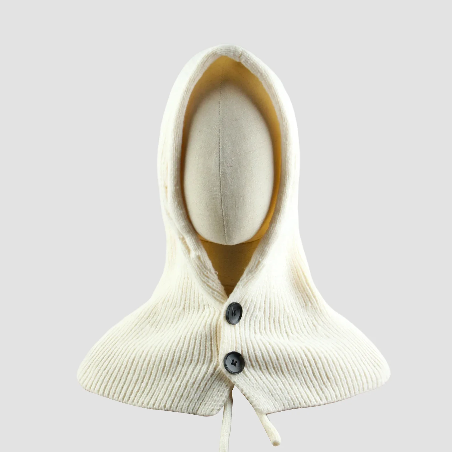 2025 جديد بالاكلافا هود وشاح المرأة محبوك 3 في 1 قبعة وشاح قناع القوطية شتاء دافئ يندبروف سدادات حماية الأذن الموضة الكورية #6