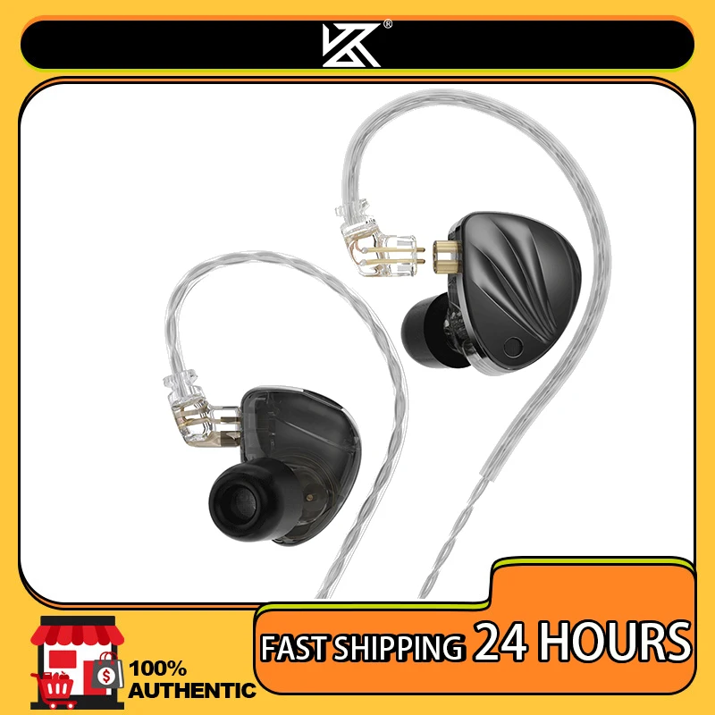 KZ Krila Tunable HiFi Earphones 1DD+1BA Balanced Armature High-End Sound Customizable Audio Profile ZSN Pro X