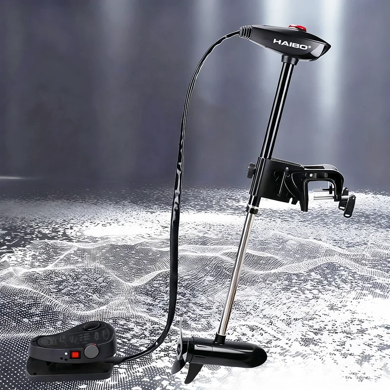 WFT54TS Foot Control Electric Outboard Motor Forward Thrust Suspension Mounted for Fishing Boat IP67 Waterproof