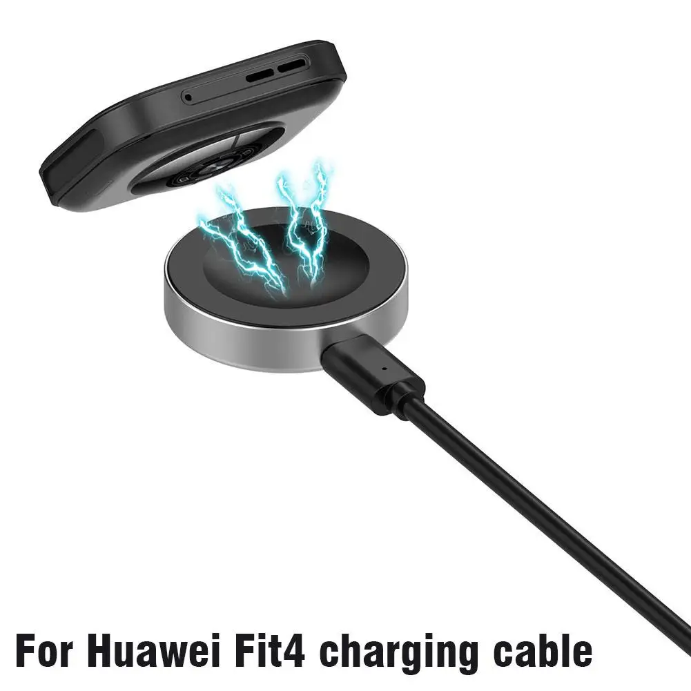 Caricatore con base in metallo per Huawei Watch Fit 4/ Fit4 Pro/ Watch 5/ GT 5/GT 4 Cavo di ricarica Caricabatterie wireless magnetici Dock N4C4