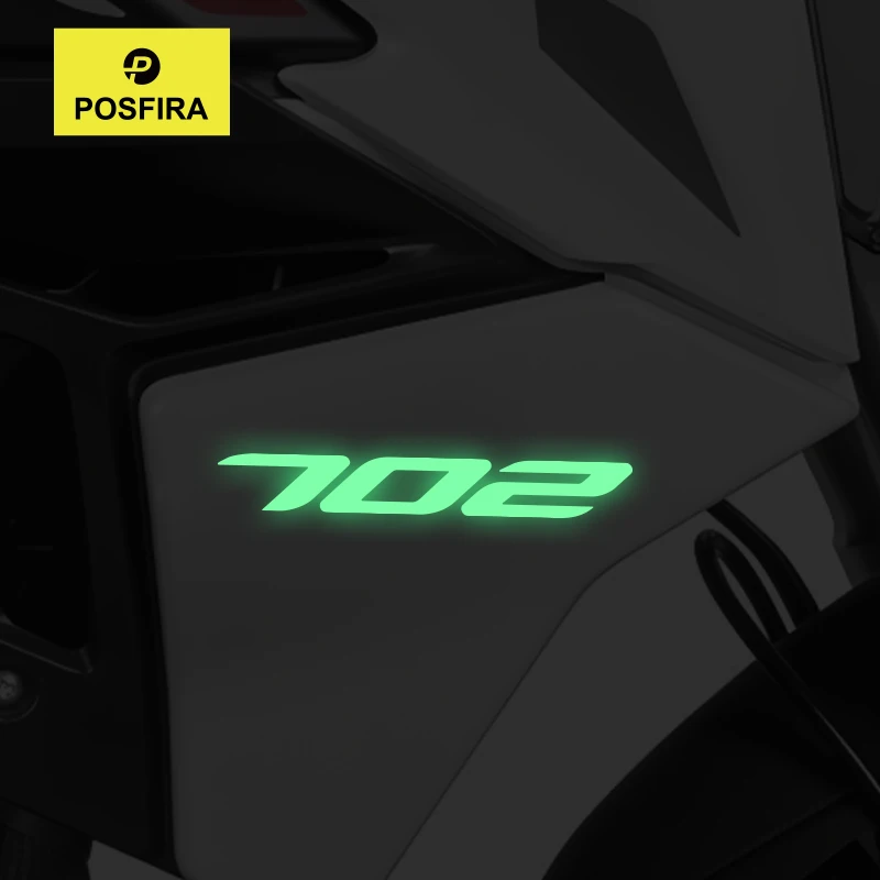 

POSFIRA Motorcycle Stickers Luminous Decals for Benelli Trk 702 Accessories Trk702 2025 2024 2023 Waterproof Motorbike Sticker