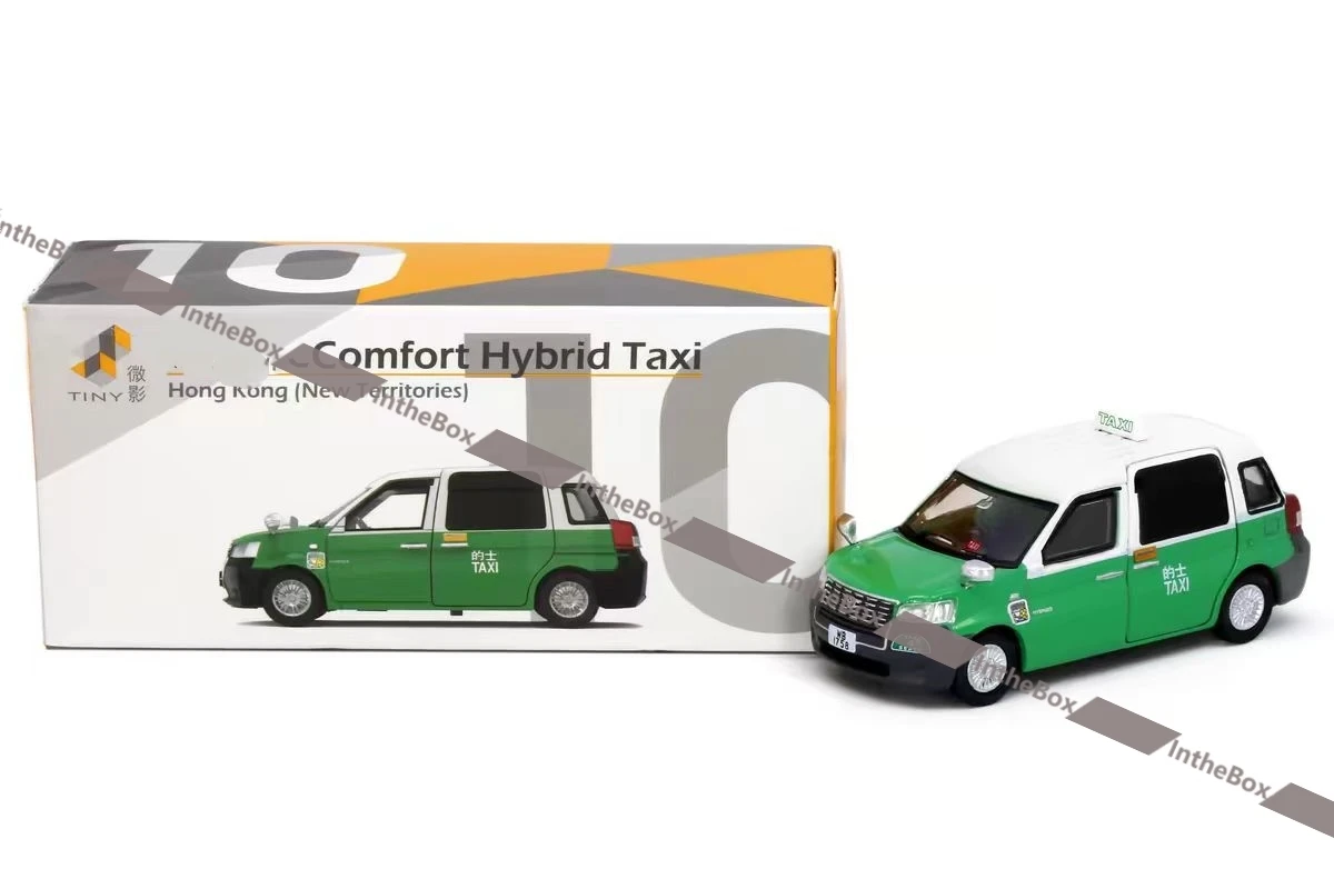 

TINY 10 Comfort Hybrid Taxi Hong Kong Diecast Model Car Collection Limited Edition Hobby Toys