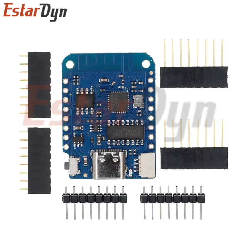 D1 Mini ESP8266 ESP-12 ESP-12F CH340G V2 USB WeMos D1 Mini WIFI Development Board D1 Mini NodeMCU Lua IOT Board 3.3V With Pins image 5