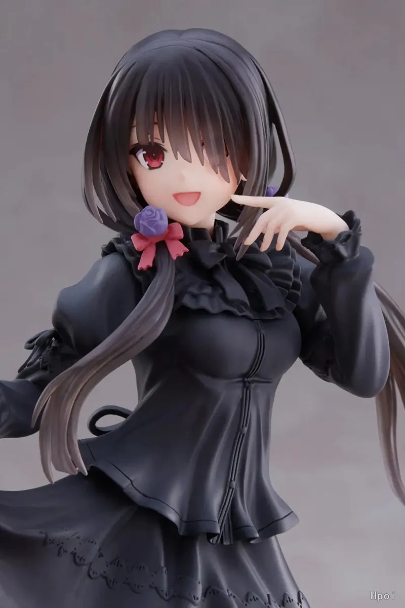 kurumi black dress Tokisaki Figure, Black Dress Standing Tokisaki Kurumi Action Figures 20cm/7.9inch PVC Character Figurine Model Collectible Handicrafts Gift, Figures