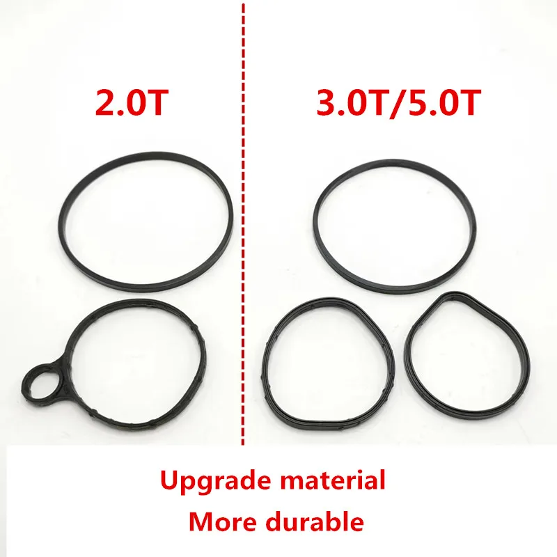 LR039593 Oil Pump Seal Rubber Gasket For Range Rover Evoque LR2 2.0T 3.0T LR082226 Mechanical Vacuum Pump Seal  31401556