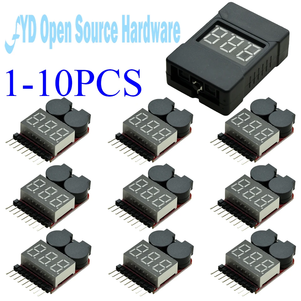 1-10PCS 1-8S Lipo V… - image