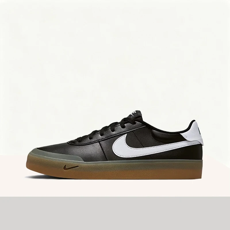 Nike Court Shot Two-Tone Trendy, Sophisticated, Minimalist, Retro, Versatile Low-Top Sneakers for Men in Black FQ8146-003