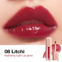 Brillo Labial O.TWO.O, Tinte Labial Hidratante de Larga Duración, Ligero, Hidratante, No Pegajoso, Rojo Intenso, Maquillaje Labial de Alto Brillo