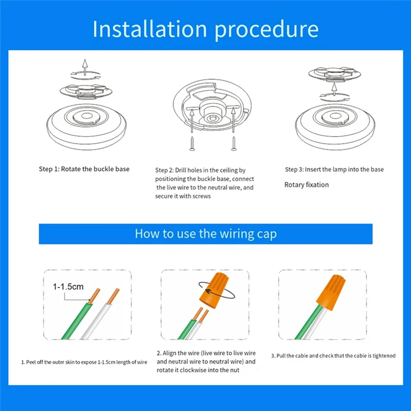 LICE-Smart Plafondlamp Wifi Bluetooth Afstandsbediening Rgbcw Dimmen Kleur Plafondlamp Eenvoudige Drie-Proof Plafondlamp