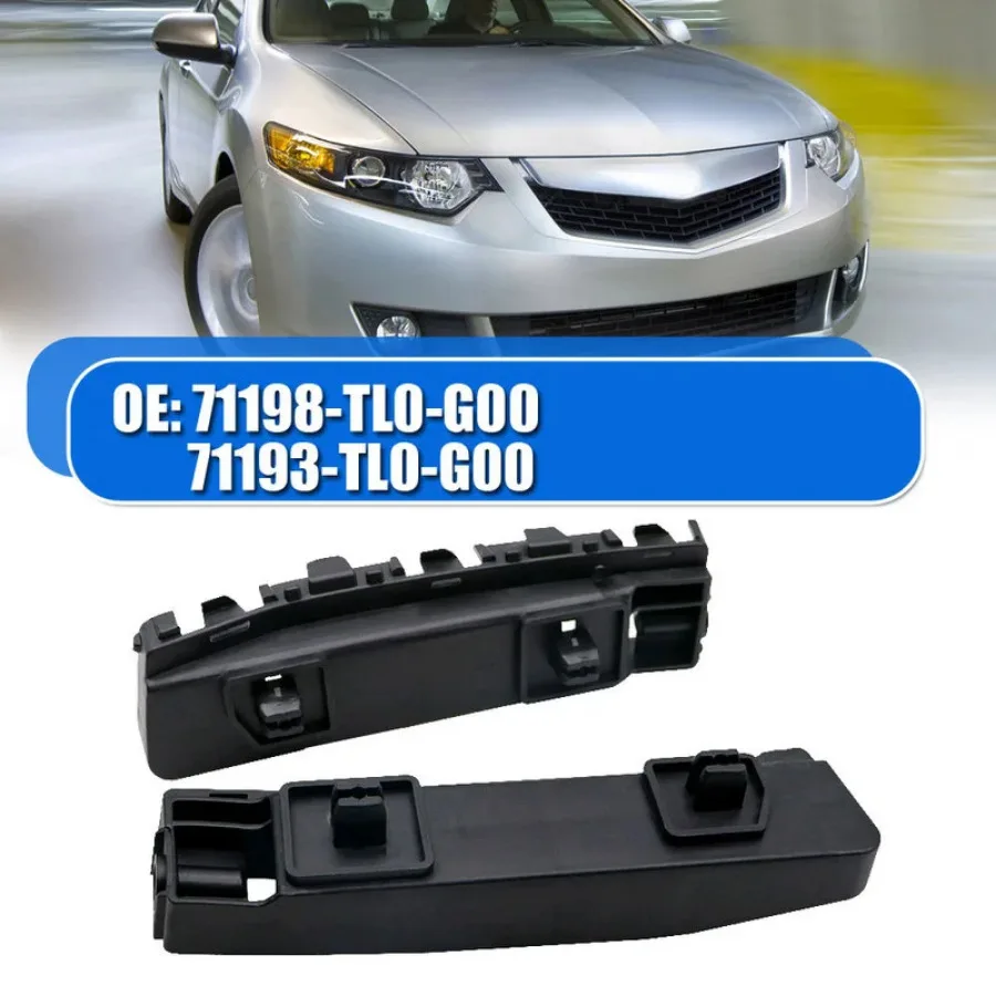 

A Pair Car Front Bumper Brackets Beam Retainer Plastic Bumper Mount Bracket Holder Accessories for Honda ACURA TSX 2009-2014