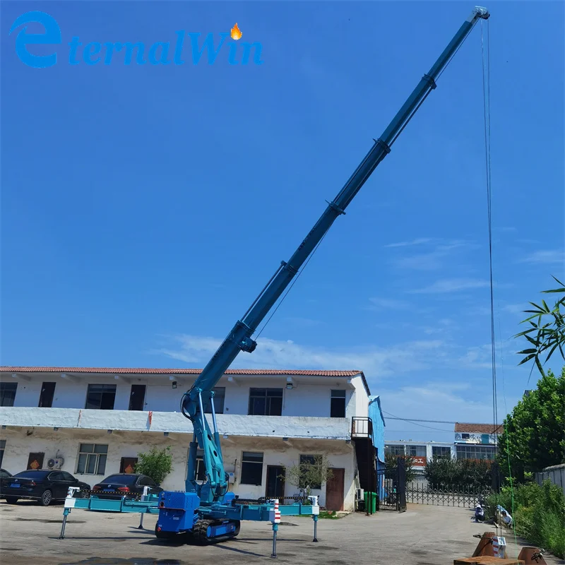 الصين 6T للطي الذراع العنكبوت رافعة الزاحف لمكان العمل الضيق #3