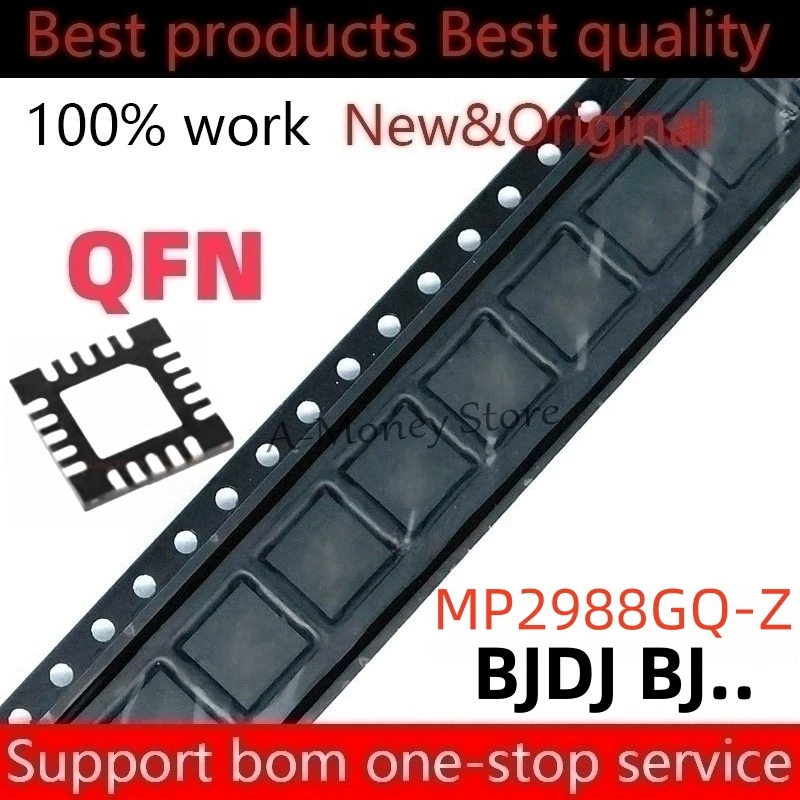 

(5-10pcs)MP2988GQ MP2988 MP2988GQ-Z BJDJ BJDM BJDK BJ.. QFN-20