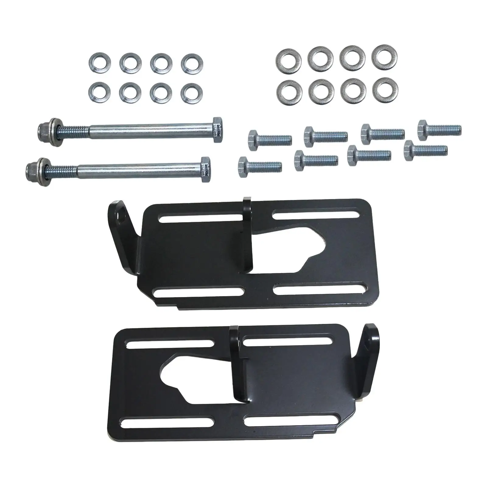 Black Adjustable Conversion Engine Mounts Easy to Install Accessories for LS1