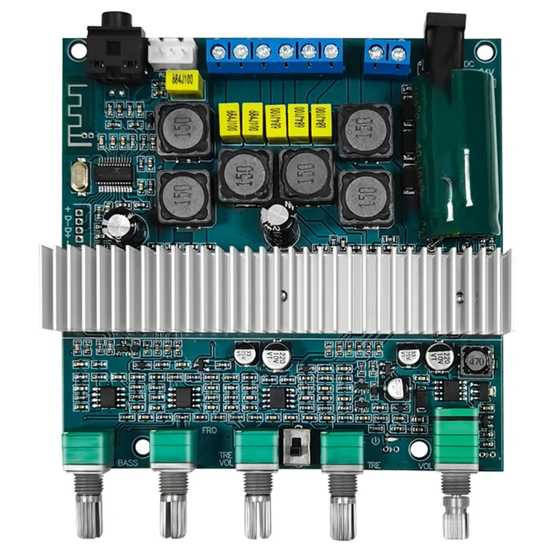 

TPA3116 Plastic Amplifier Board 2.1 Channel High Power Bluetooth 5.0 Audio Amplifiers DC12V-24V 2X50W+100W