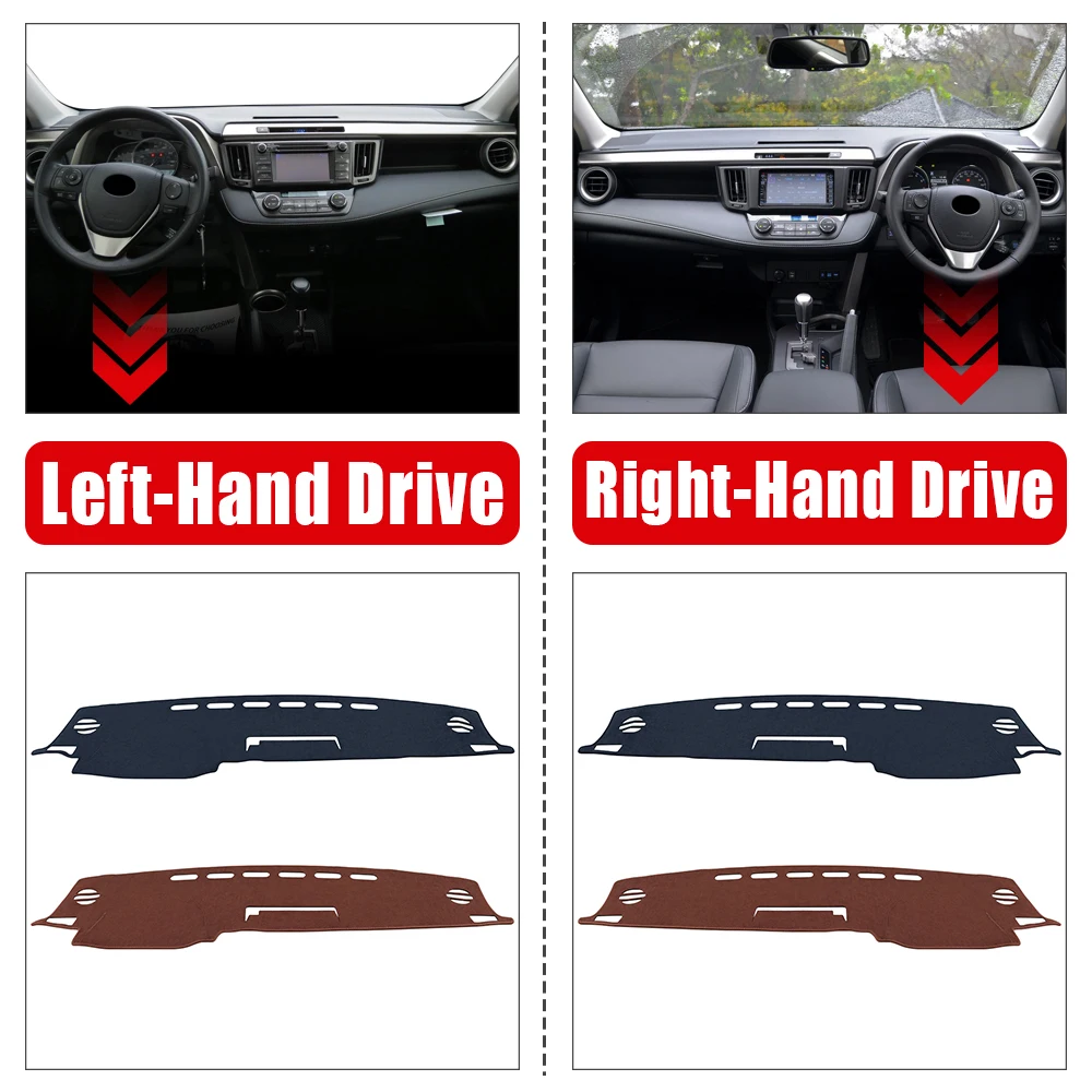 For Toyota RAV4 XA40 2013 2014 2015 2016 2017 2018 RAV 4 Car Dashboard Cover Dash Mat Sun Shade Anti-UV Pad Accessories view 3