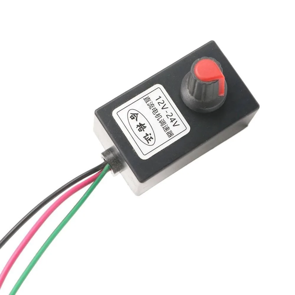 

12V-24V Universal Stepless Speed Control Switch Motor Speed Controller Motor Speed Regulator Dimming Module Fan Speed Controller