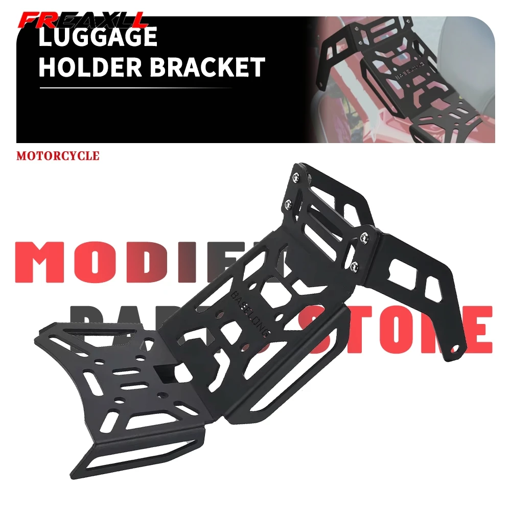 

Motorcycle For Honda CT125 Trail 125 Hunter Cub 2021-2025 Center Storage Rack Center Rack Carrier Luggage Holder Bracket 2024