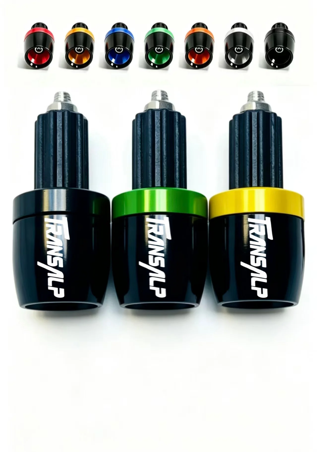 The latest model of motorcycle grip handlebar end and handlebar cap are suitable for TRANSALP  series models.