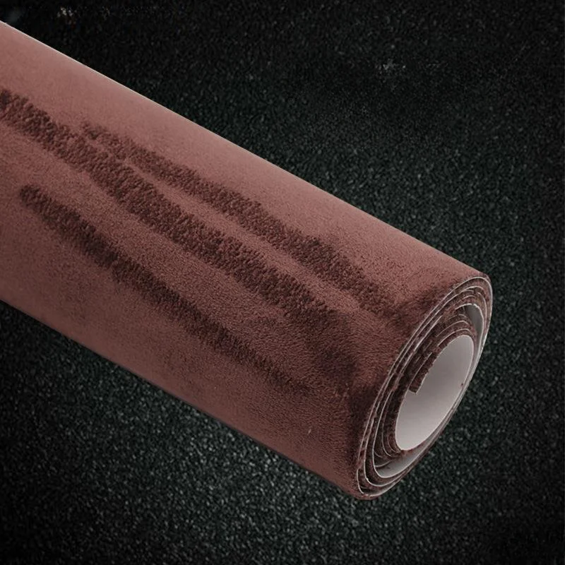 Multi Color Black Self Adhesive Suede Fabric Sticky Velvet Liner Roll Terciopelo Adhesivo for DIY Sewing Car Interior Door Decor