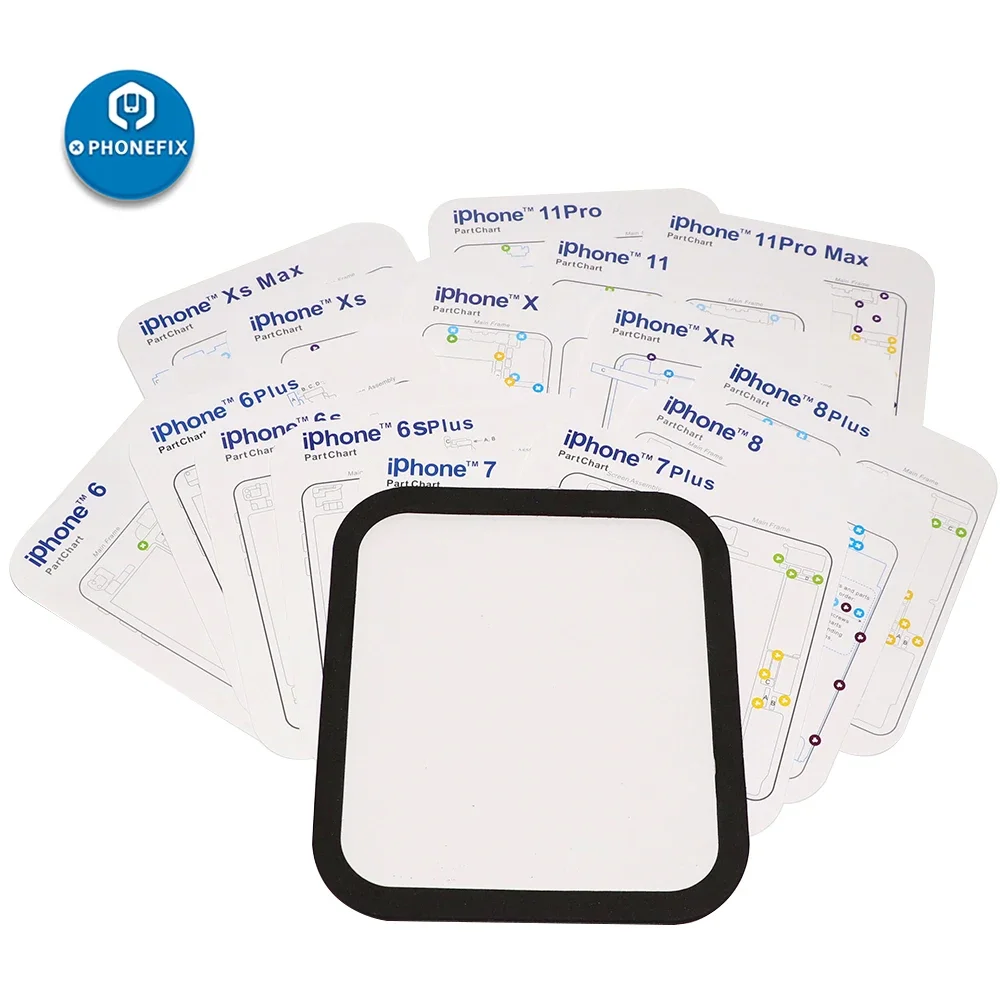IPhone 6 To 15Promax Maintenance Guide Chart Magnetic Screw Mat Electronics Professional Work Memory Map Platform Repair Tool