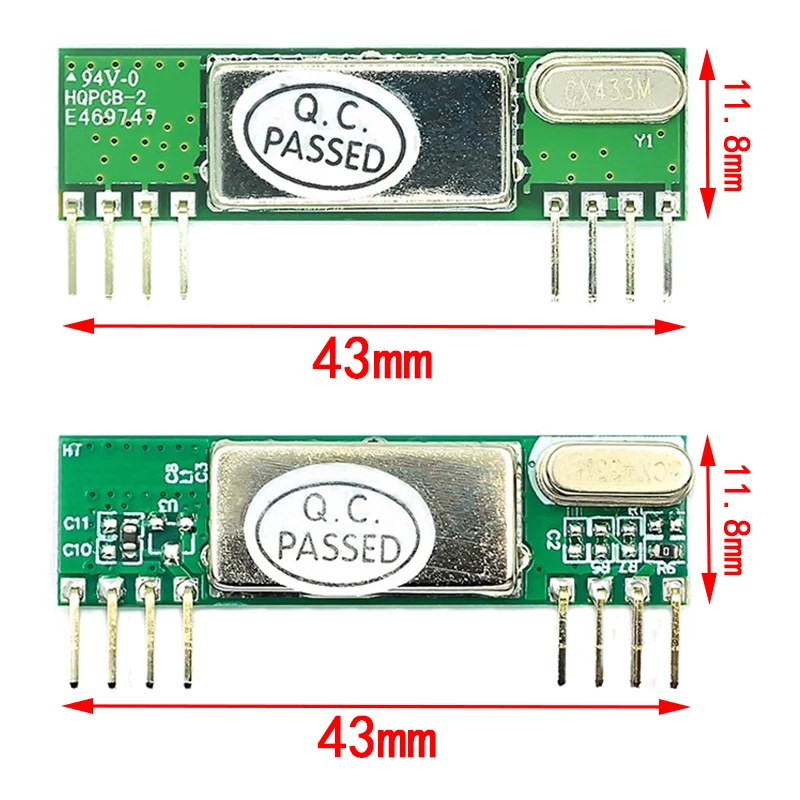 RXB60 RXB6 433Mhz Superheterodyne Wireless Receiving Module/Without Decoding Module