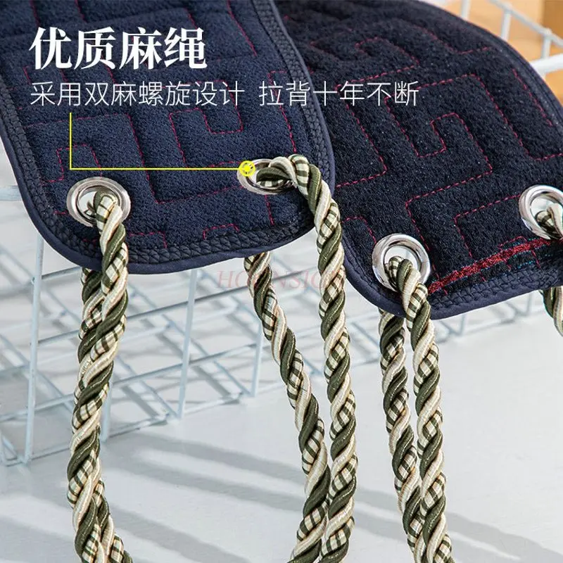 1pcs Rubbing the back with a long strip of coarse sand， Rubbing the back of a bath towel with strong mud for household use.
