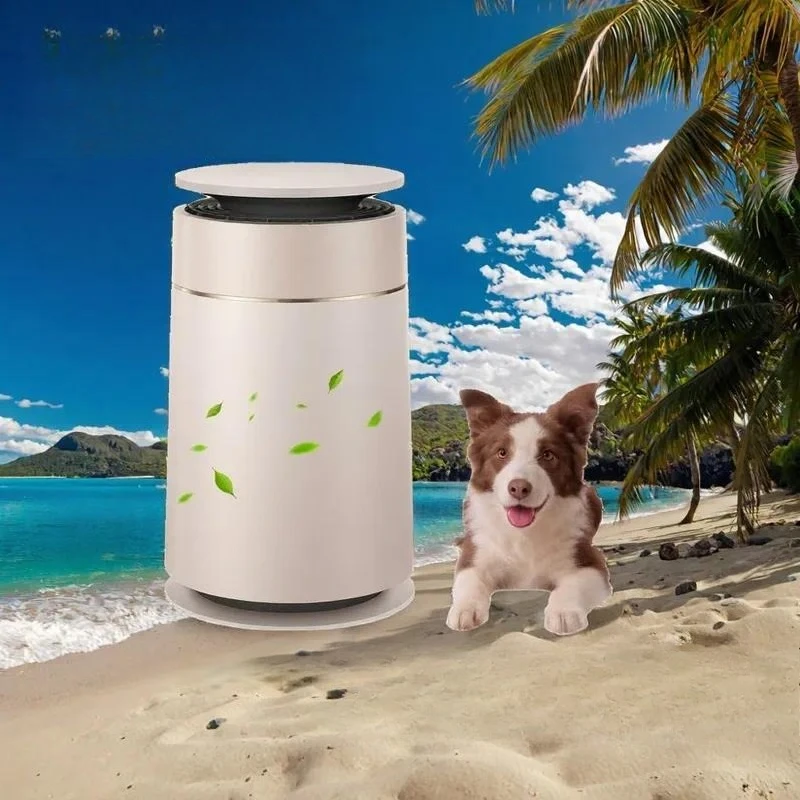 Air purifier self-cleaning pet hair remover intelligent voice control