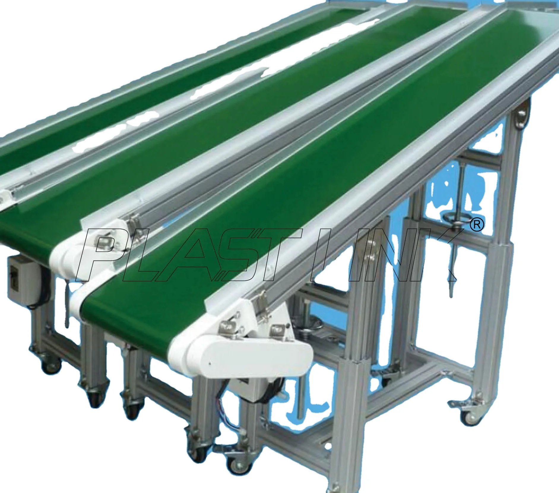 

Adjustable Heavy-Duty Inclined Belt Conveyor Anti-Slip Design for Automatic Material Handling and Packaging