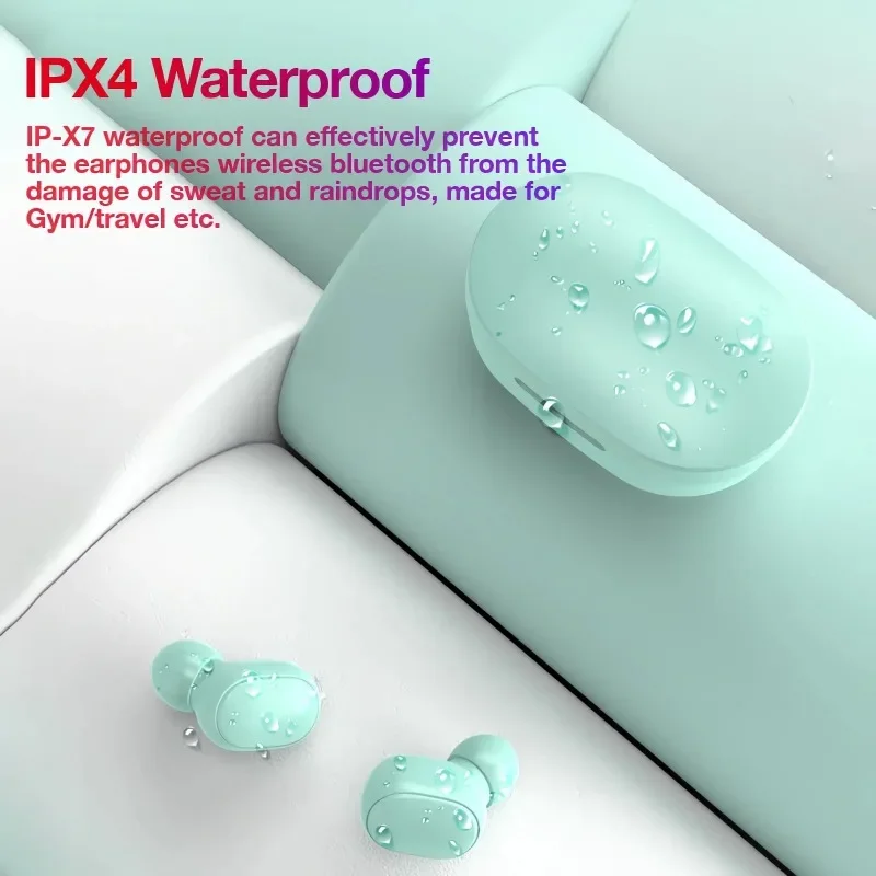 سماعات بلوتوث لاسلكية E6S مع شاشة LED وسائد أذن ستيريو عميقة مع ميكروفون وسماعات أذن لاسلكية