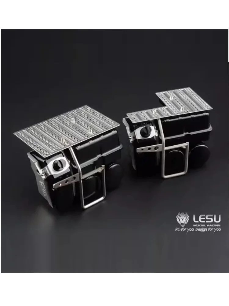 Caja de batería 1/14, tanque de Gas, tanque de urea para Tamiya 1/14 1851 3363, piezas de camión Tractor Rc, juguetes, modelo, accesorios para camión RC