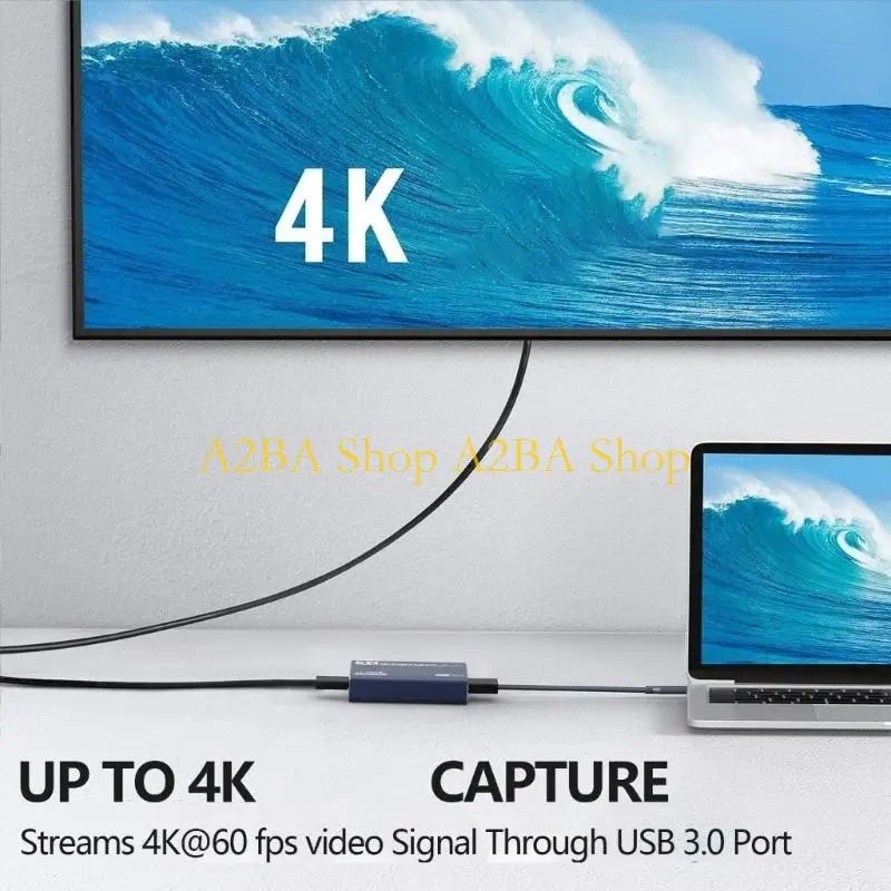 A2BA Video Card HDTV to USB Sound Video Cards 1080P/4K Record