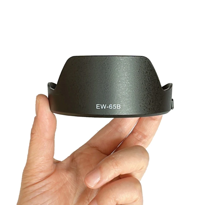 Lưỡi Lê-mount Camera Ống Kính Bóng EW-65B Lens Hood Ống Kính Nắp Thay Thế cho RF24mm F1.8 Macro LÀ 52mm thả vận chuyển