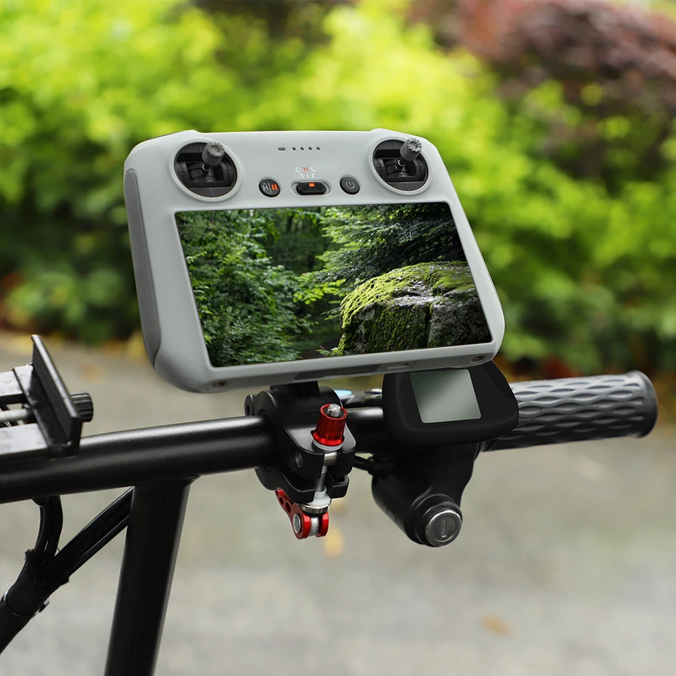 Soporte Ajustable Para DJI Mini 3 Pro, Abrazadera Para Manillar De Bicicleta De 20-24 Mm, Compatible Con Mando RC Pro Con Pantalla, Ligero Y Resistente