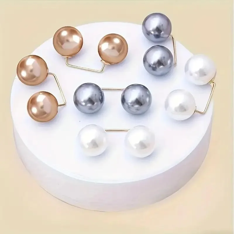 10-Pack Elegant Mixed-Color Brooches: Classic Versatile Pins for Women’s Blazers, Sweaters, Scarves and Hats - Detail 1