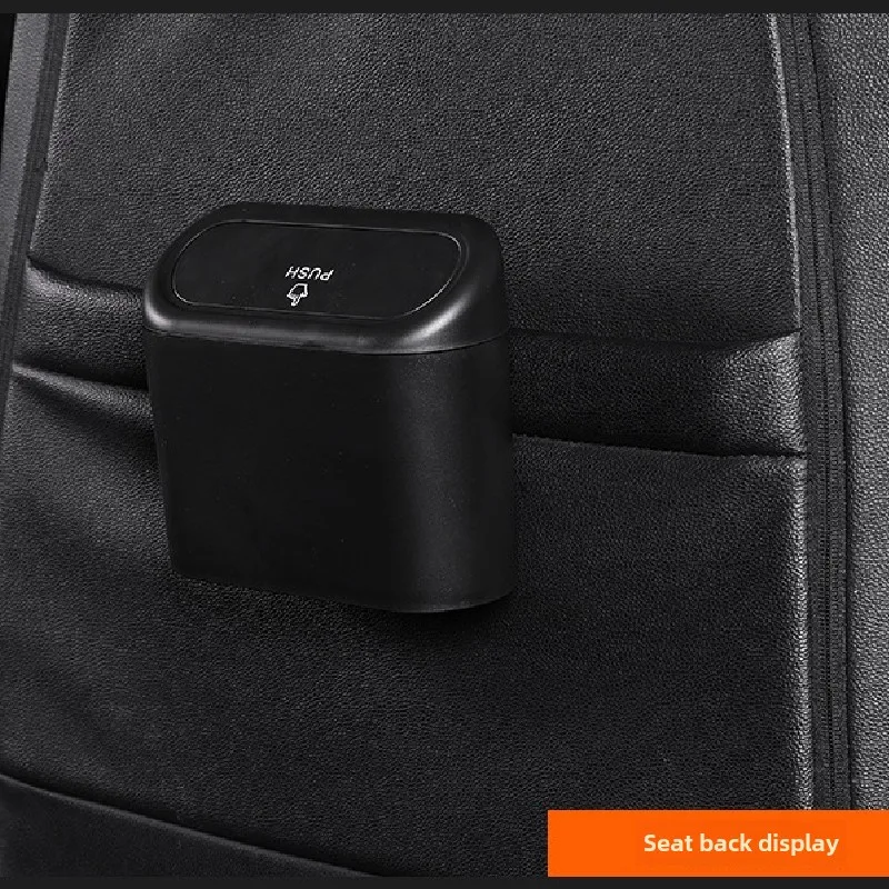 

For Volkswagen VW Golf MK8 Touareg MLB Evo 2018~2025 Car Trash Bin Multipurpose Hanging Leak-proof Storage Trash Can Accessories