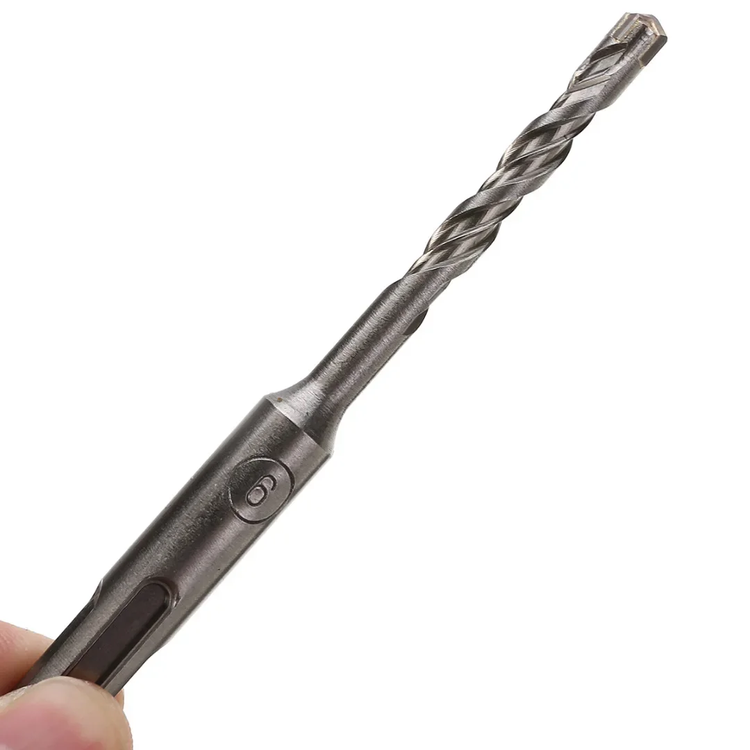 110 มม. 5/6/8/10mm Twist Drill Bit Saw SDS Plus Masonry เจาะเกลียวคู่ค้อนเจาะ Bits สำหรับงานไม้เครื่องมือ