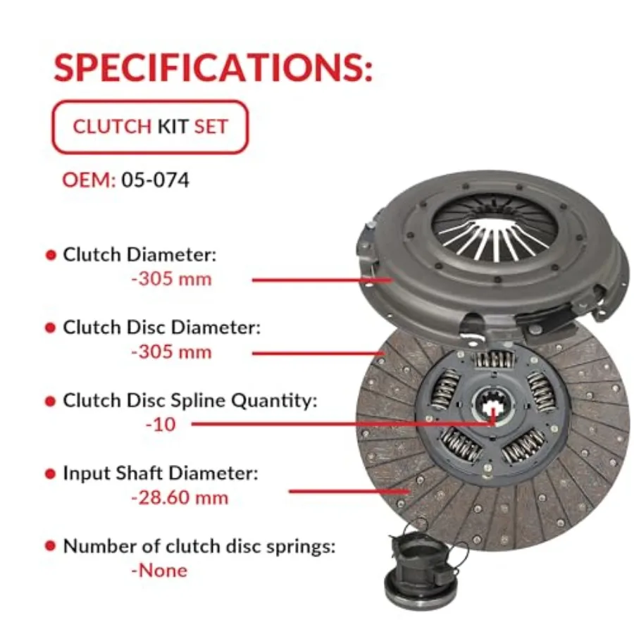 مجموعة القابض المتوافقة مع Ram 15003500 B150 B1500B3500 Laramie Sport St Base Standard Extended Cab Pickup 19942002 3.9L V6 5.2