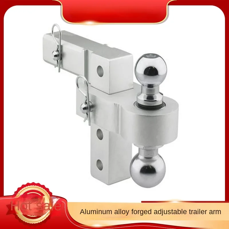 Forged aluminum alloy adjustable trailer arm pickup truck off-road RV modification trailer hook trailer ball