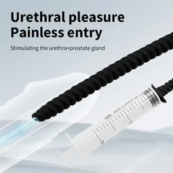 Hollow Penis Plug Enema Flush Silicone Stick Catheter Urethral Sounding Dilation Male Masturbator Adult Sex Toy for Man Expander