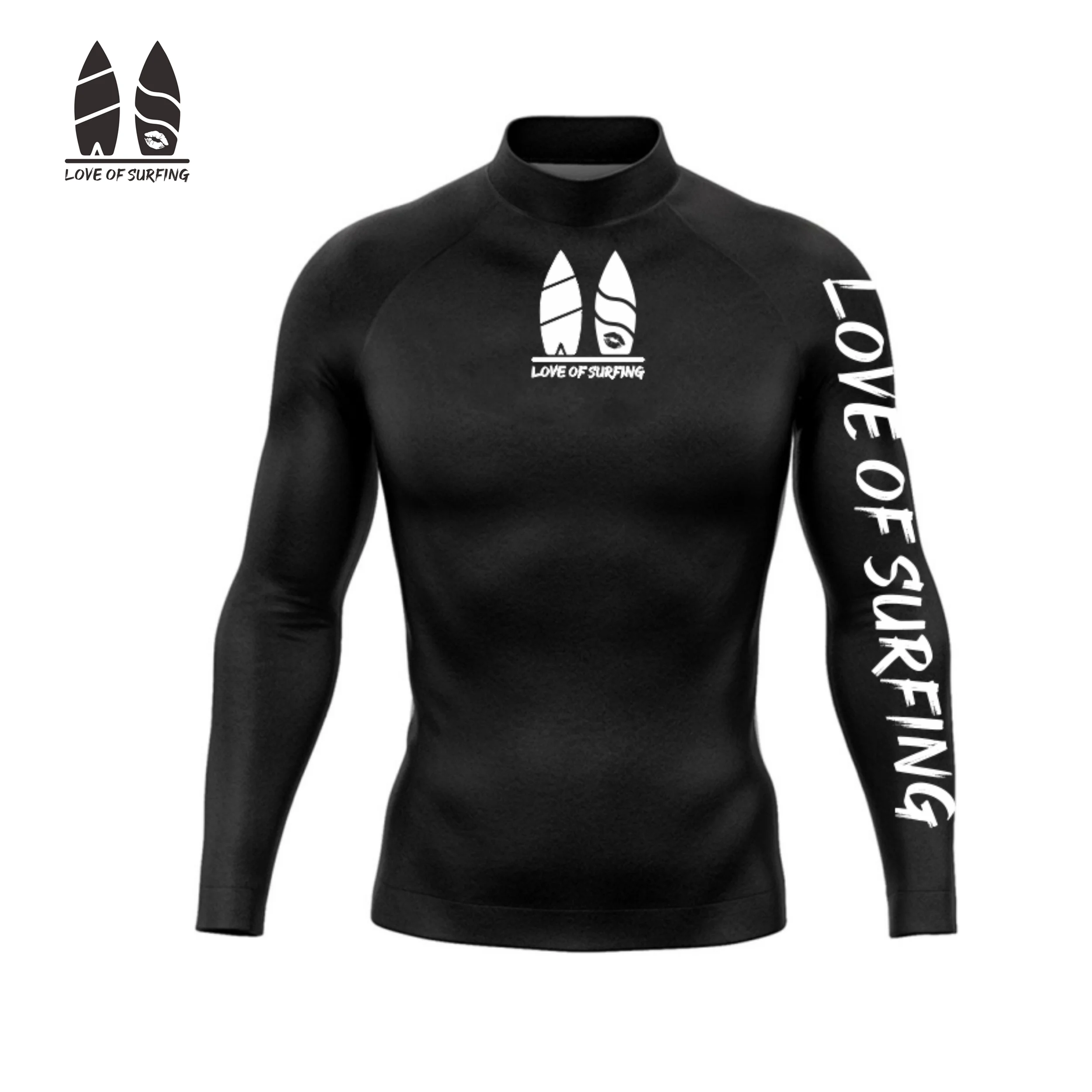 Surfing Performance Long Sleeve Shirts Rashguard Men\'s Swimming Surfing Upf 50+ Clothing Swimwear Camisa Surf Diving Apparel