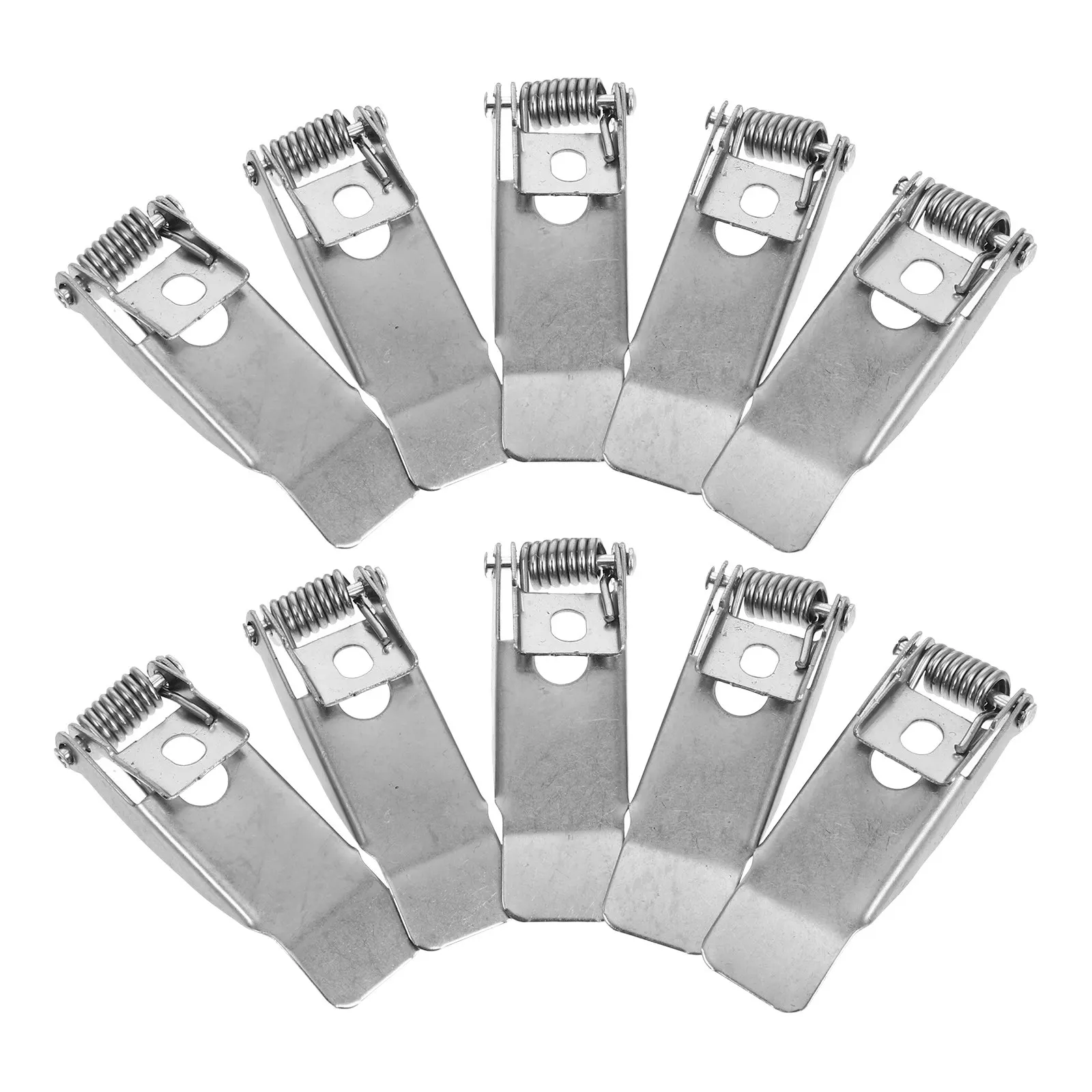 10Pcs Spring Latch Securing Clamps Essential for Downlight and Recessed Lighting Small Spring Clips Ceiling Clips