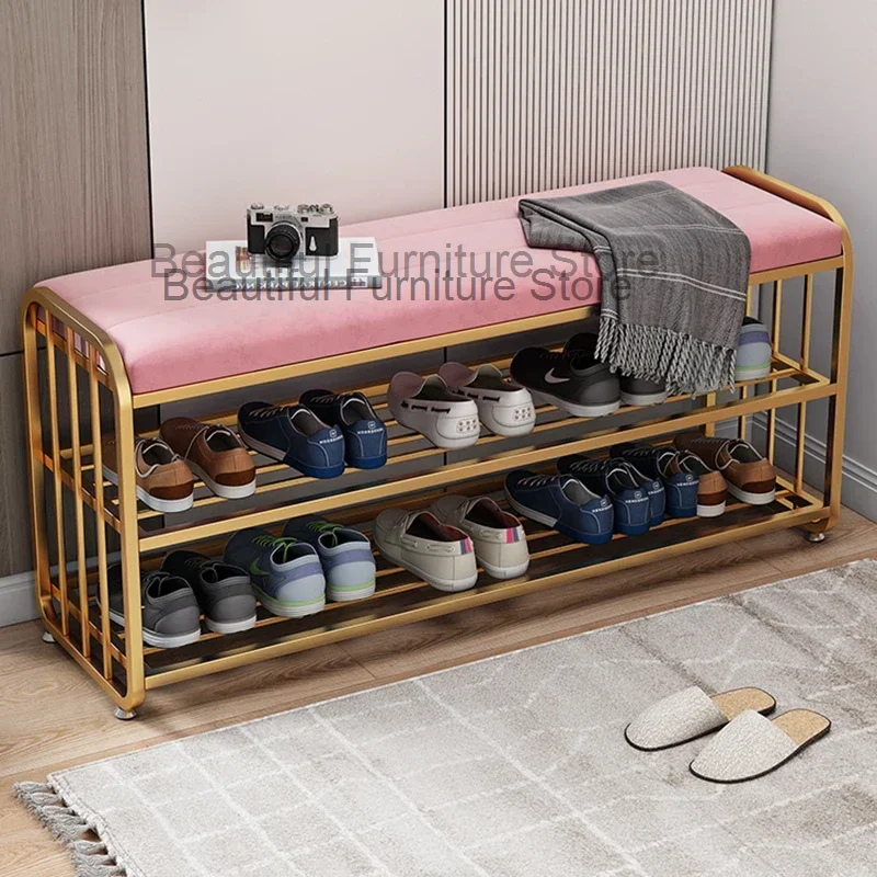 

Bedroom Luxury Shoes Bench Storage Nordic Kitchen Entrance Shoes Bench Living Room Meubles De Chambre Furniture Decoration