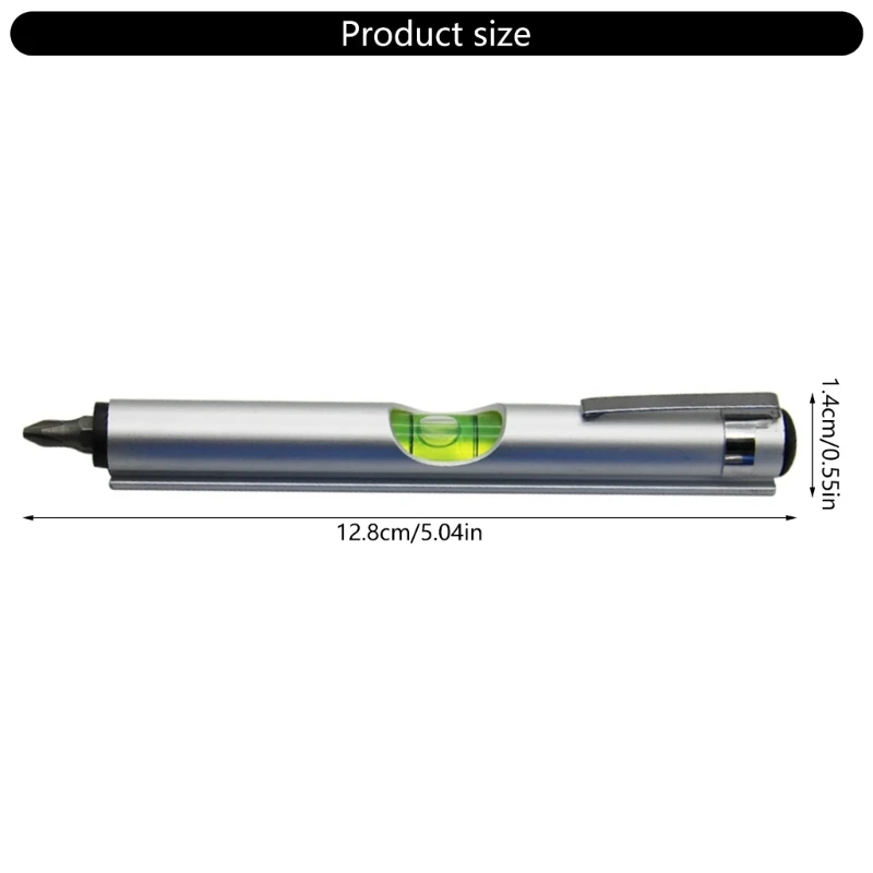 Mini Written Test Level Ruler Measurement Level Tool Aluminum Level