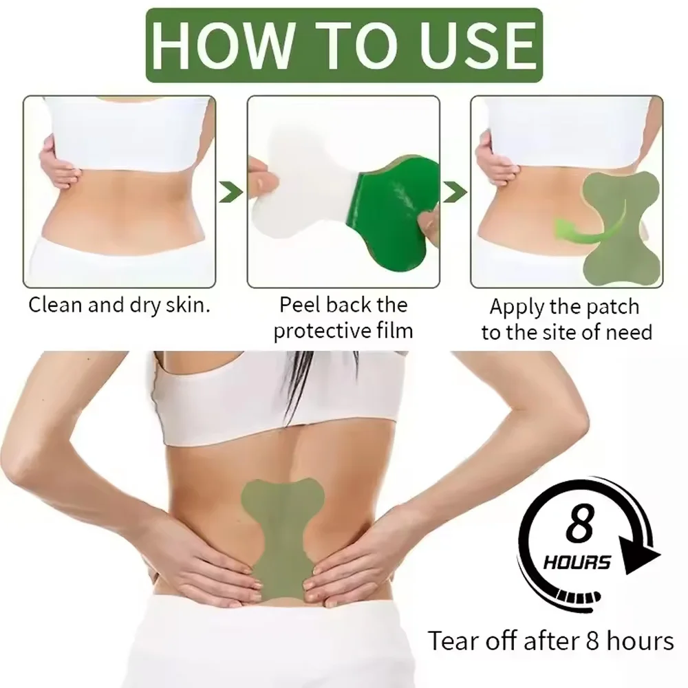 12/36/60/72/120PCS Plakken Lumbale Wervel Patch, Thuis draagbare warming patch, Geschikt voor sedentaire, handwerknemers