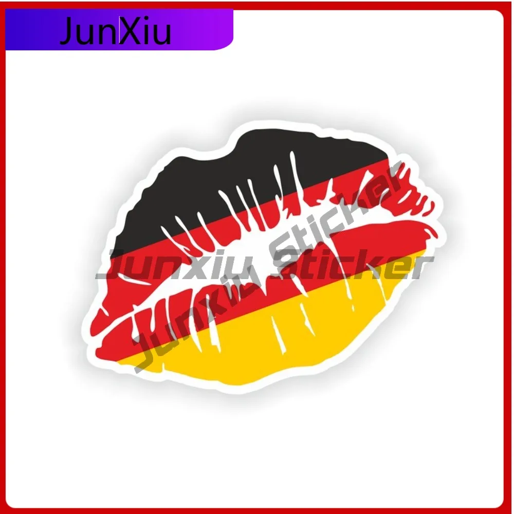 

Germany Lips Flag Stylish Exterior Vehicle Accent Fits Vehicle Exterior Decoration Needs
